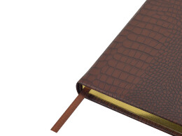 Bruno Visconti Ежедневник недатированный А5 "Amazonia", коричневый с золотым обрезом