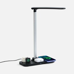 Uniscend Настольная лампа с беспроводной зарядкой Power Light, черная