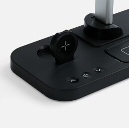 Uniscend Настольная лампа с беспроводной зарядкой Power Light, черная