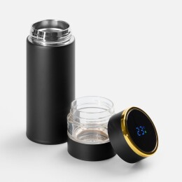 Molti Смарт-бутылка с инфьюзером Thermory, черная