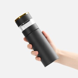 Molti Смарт-бутылка с инфьюзером Thermory, черная