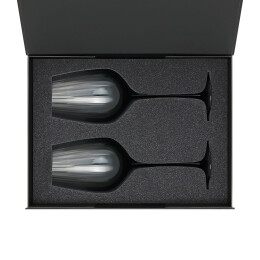 Portobello подарочная упаковка Ложемент под 2 бокала для вина (рифленое стекло) в среднюю коробку-трансформер (арт. 695721)