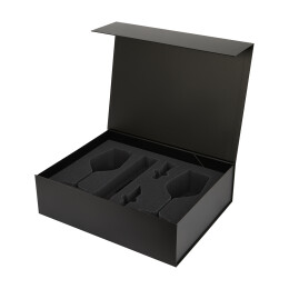 Portobello подарочная упаковка Ложемент под 2 бокала для вина + набор для вина Sacramento в большую коробку-трансформер (арт. 695722)