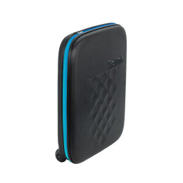 Разное Чемодан складной Rollink Earth 55x40x20 см, 2 колеса, черный/синий