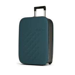 Разное Чемодан складной Rollink Vega II 55x40x20 см, 2 колеса, сине-зеленый