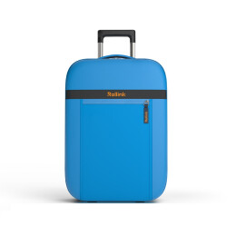 Разное Чемодан складной Rollink Aura 55x40x20 см, 2 колеса, синий