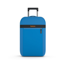 Разное Чемодан складной Rollink Aura 55x40x20 см, 2 колеса, синий
