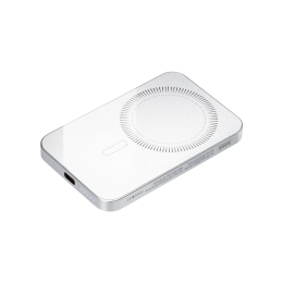 Portobello Внешние Аккумуляторы Внешний аккумулятор Artex PD 5000mAh с функцией беспроводной зарядки 15W, серебряный