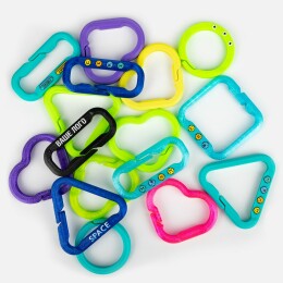 сделано в России Брелок Impreso, 3D-печать на заказ, квадрат