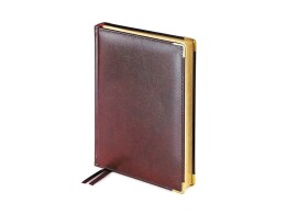 Bruno Visconti Ежедневник А5 полудатированный «Imperium», коричневый (уголки и срез золото) (Р)