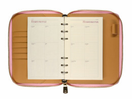 Bruno Visconti ЕЖЕДНЕВНИК недатированный А5- "RIVIERA. ZEFIR" (РОЗОВЫЙ ЗЕФИР) (Р)