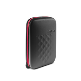 Разное Чемодан складной Rollink Earth 55x40x20 см, 2 колеса, черный/красный