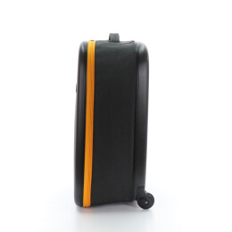 Разное Чемодан складной Rollink Earth 55x40x20 см, 2 колеса, черный/оранжевый