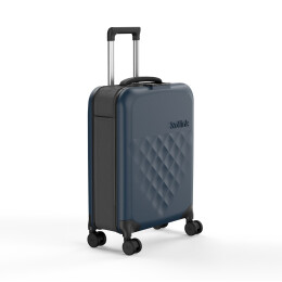Разное Чемодан складной Rollink Vega 360 55x40x20 см, 4 колеса, серо-синий