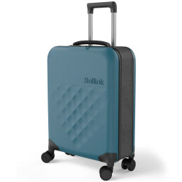 Разное Чемодан складной Rollink Vega 360 55x40x20 см, 4 колеса, сине-зеленый