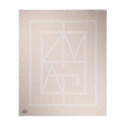 Разное Плед VINGA Monogram из переработанного полиэстера GRS, 170x130 см