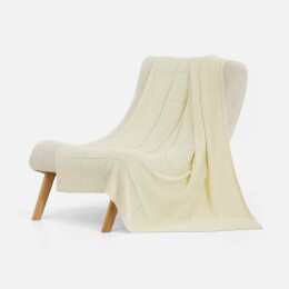 teplo Плед Chainfield, белый (молочный)