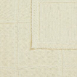 teplo Плед Chainfield, белый (молочный)