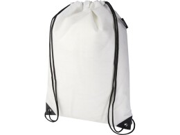 Разное Рюкзак-мешок  на шнурке «Evergreen» из переработанного нетканого материала, белый