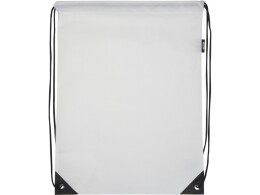 Разное Рюкзак-мешок  на шнурке «Evergreen» из переработанного нетканого материала, белый