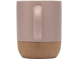 Разное Billie керамическая кружка объемом 300 мл с пробковыми деталями и матовой отделкой, пыльно-розовый