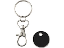 Разное Rory брелок для ключей с монетой для тележки, черный