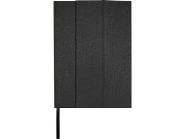Marksman Блокнот Alejandra формата А5 с твердой обложкой из переработанной кожи - сплошной черный