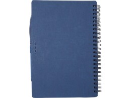 Разное Slate многоразовый набор из блокнота в мягкой обложке и ручки - Темно - синий