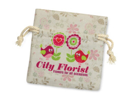 Разное Мешочек подарочный малый с возможностью полноцветной печати