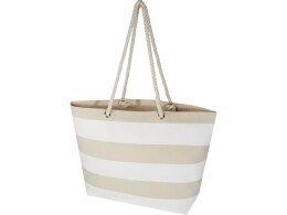 Разное Florida пляжная эко-сумка из переработанного материала, сертифицированного по стандарту GRS, плотностью 270 г/м² 18L - Натуральный / Белый