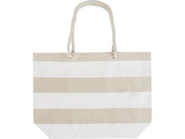 Разное Florida пляжная эко-сумка из переработанного материала, сертифицированного по стандарту GRS, плотностью 270 г/м² 18L - Натуральный / Белый