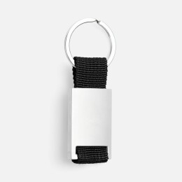 Разное Брелок Inlet с тканевой вставкой, черный