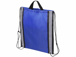 Разное Рюкзак-мешок Savy со светоотражающими полосами по бокам, синий