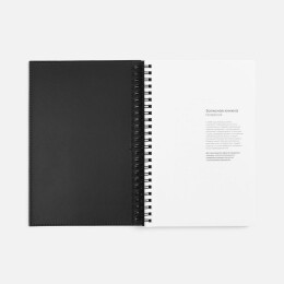 Escalada Ежедневник Notera Maxi, недатированный, черный