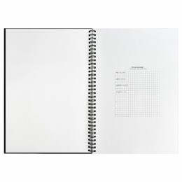 Escalada Ежедневник Notera Maxi, недатированный, черный