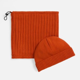 teplo Шапка ComFleece, темно-оранжевая (кирпичная)