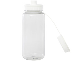 Разное Спортивная бутылка Ryder из переработанного ПЭТ-пластика объемом 900 мл с многофункциональной крышкой, сертифицированная RCS - Белый