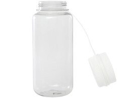 Разное Спортивная бутылка Ryder из переработанного ПЭТ-пластика объемом 900 мл с многофункциональной крышкой, сертифицированная RCS - Белый