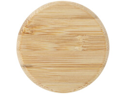 Разное Стеклянная бутылка для воды Porto объемом 500 мл с силиконовой ручкой и бамбуковой крышкой - сплошной черный