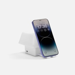 Molti Светильник с подставкой для смартфона Knoppi, белый