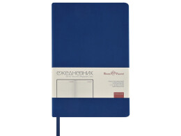 Bruno Visconti Ежедневник А5 "Megapolis Color New" soft-touch, синий