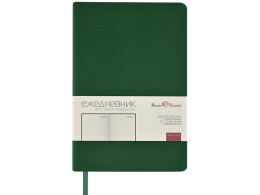 Bruno Visconti Ежедневник А5 "Megapolis Color New" soft-touch, зеленый