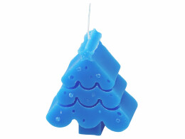 Разное Свеча "Елочка", синий