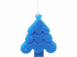 Разное Свеча "Елочка", синий