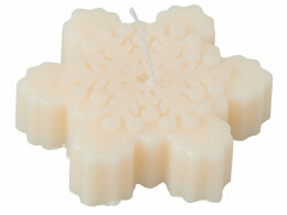 Разное Свеча "Снежинка", молочный