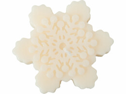 Разное Свеча "Снежинка", молочный