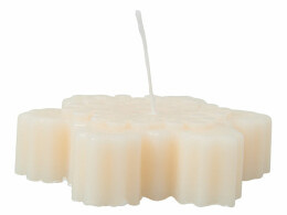 Разное Свеча "Снежинка", молочный