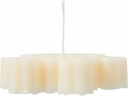 Разное Свеча "Снежинка", молочный