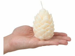 Разное Свеча "Шишка", молочный