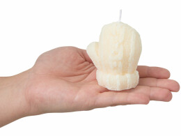 Разное Свеча "Рукавичка", молочный